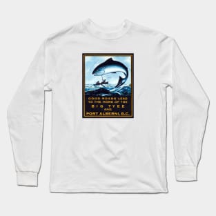 1920 Fishing in British Columbia Long Sleeve T-Shirt